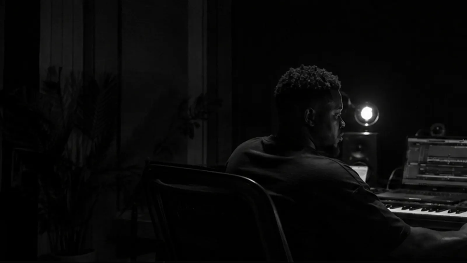 Studio session in progress